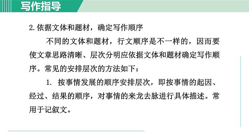 部编版语文七上 第四单元  写作四：思路要清晰  课件08