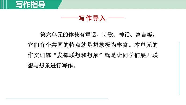 部编版语文七上 第六单元  写作六：发挥联想和想象  课件03