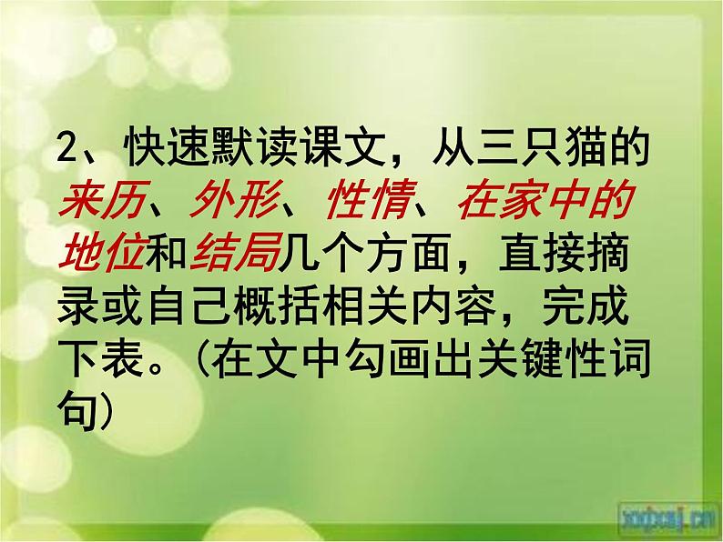 七年级上册 第五单元 16《猫》课件PPT第8页