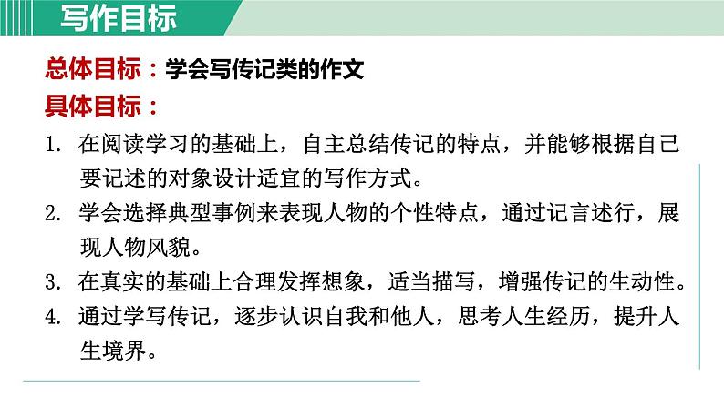 部编版语文八年级上册 第二单元  写作：学写传记课件PPT第2页