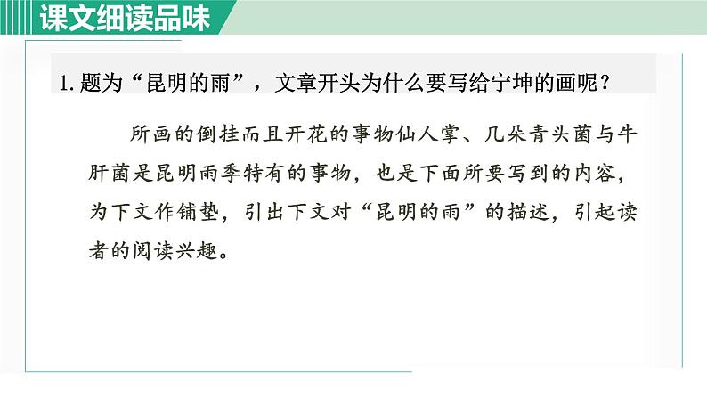 17《昆明的雨》课件+素材02