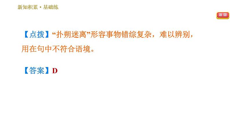 人教版八年级下册语文 第2单元 7 大雁归来 习题课件第7页