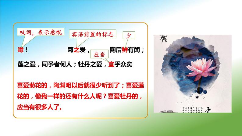 《爱莲说》课件（第2课时）第6页