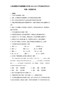2020年江西省南昌中考语文模拟试卷（一） (2)