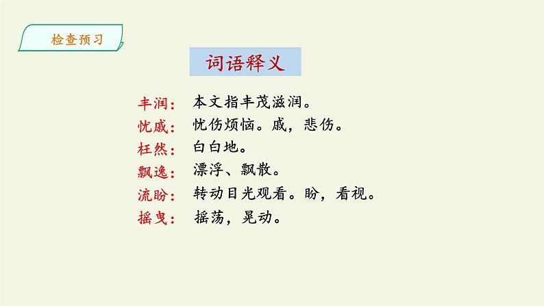 部编版（五四）语文九年级上 5 我看（课件）07