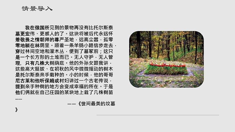 第8课《列夫 托尔斯泰》课件（共33张PPT）2021－2022学年部编版语文八年级上册第2页