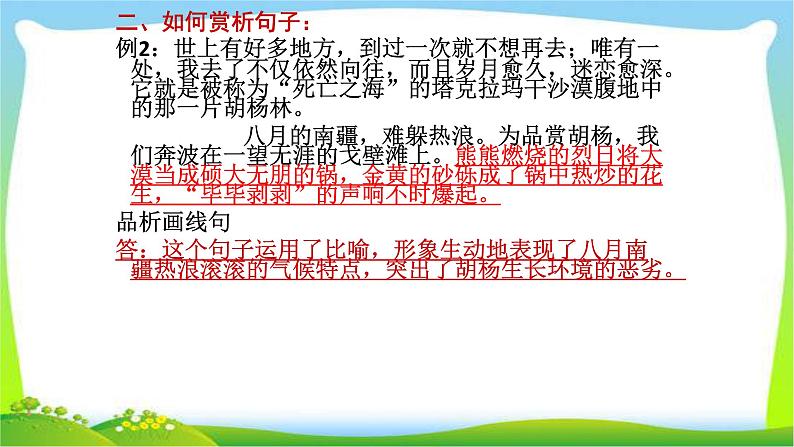 中考语文总复习品析词语和句子完美课件PPT第8页