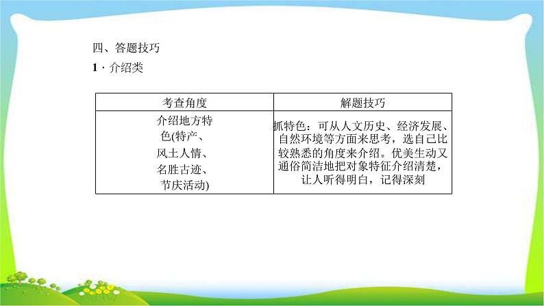 中考语文总复习5语言运用(一)口语交际完美课件PPT08
