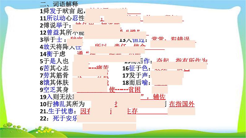 中考语文总复习《孟子二章》完美课件PPT08