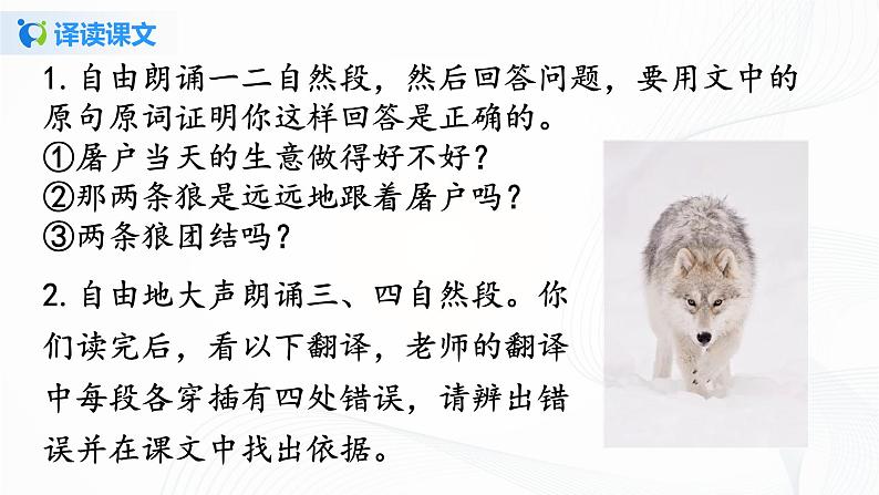 2021（五四制）部编人教版《狼》PPT课件+教案+音频+课时练习（带答案）06