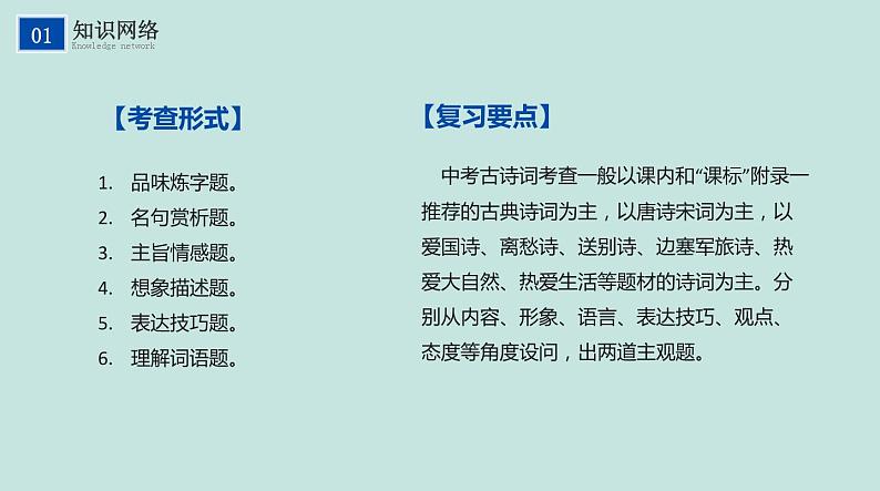 不二先生+2022中考一轮复习专题12 古诗词曲赏析课件第6页