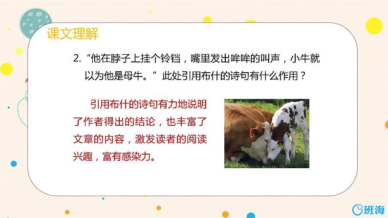 部编版语文七年级上册-17.动物笑谈  优质课件+优秀教案05