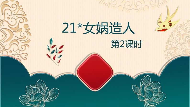 部编版语文七年级上册-21.女娲造人  优质课件+优秀教案01