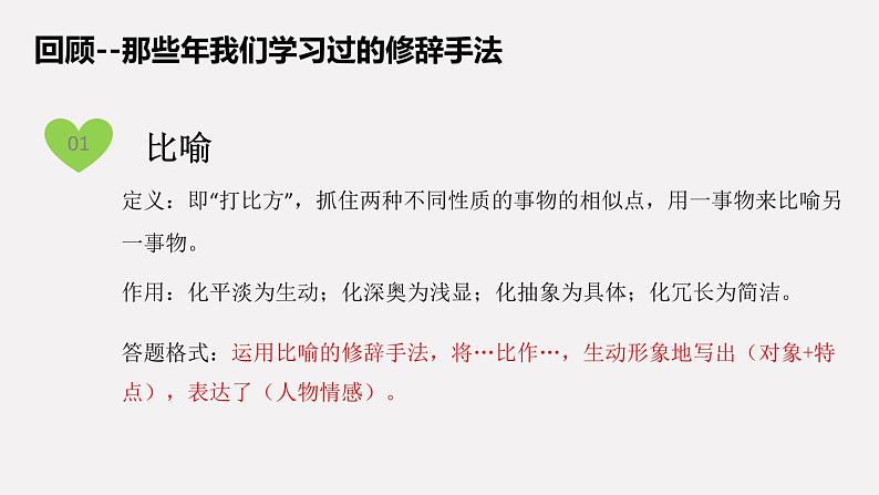 中考阅读提分课9（句子赏析-修辞手法的作用）课件PPT04