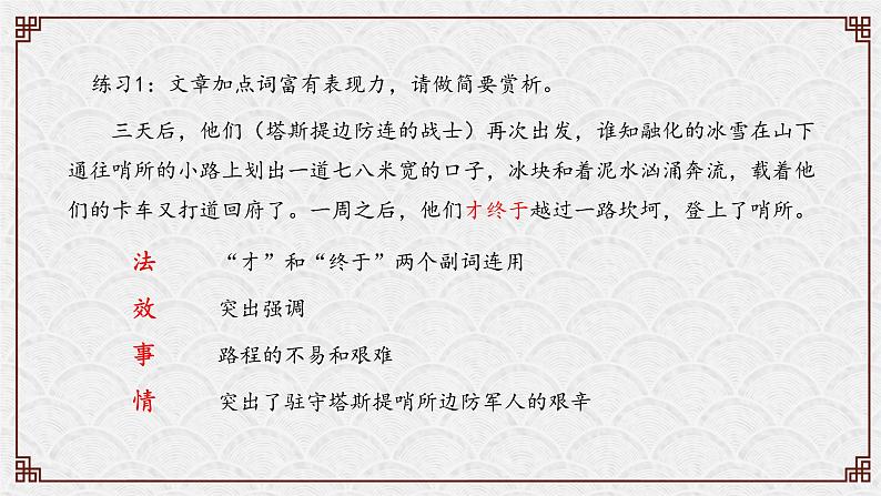 中考阅读提分课7（记叙文阅读--赏析类之语言表达）课件PPT06