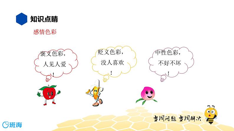 语文七年级 【知识精讲】2.词语(6)感情色彩、语体色彩课件PPT04