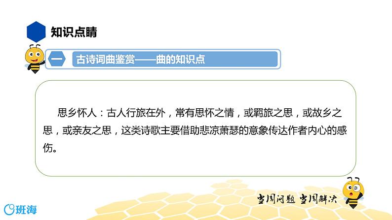 语文七年级 【知识精讲】6.诗歌鉴赏(3)古诗词曲鉴赏——曲课件PPT06