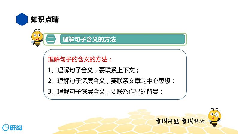 语文九年级 【知识精讲】3.句子(5)理解句子课件PPT06