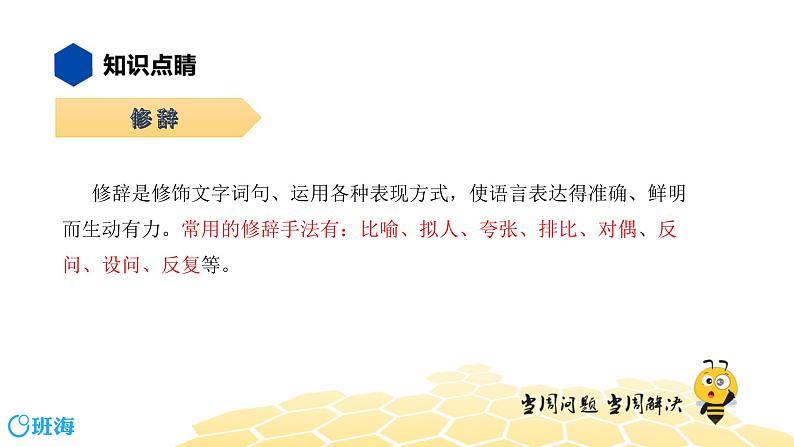 语文九年级 【知识精讲】3.句子(15)修辞课件PPT第2页