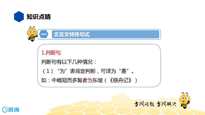 语文九年级 【知识精讲】7.文言文(7)文言文句式课件PPT第3页