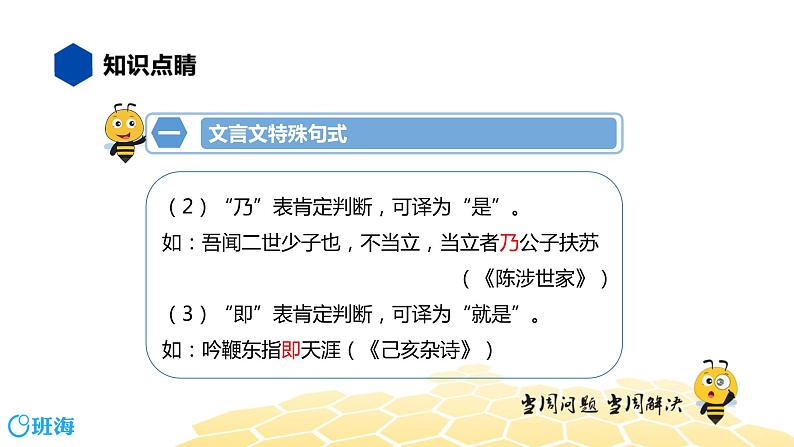 语文九年级 【知识精讲】7.文言文(7)文言文句式课件PPT第4页
