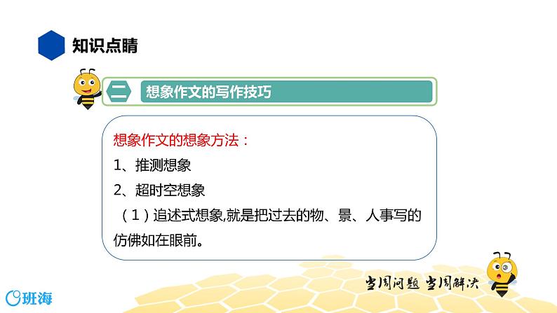 语文九年级 【知识精讲】9.写作(4)想象作文课件PPT04