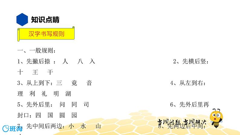 语文八年级 【知识精讲】1.汉字(4)书写规范课件PPT03