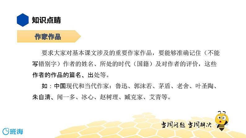 语文八年级 【知识精讲】4.识记(4)作家作品课件PPT02