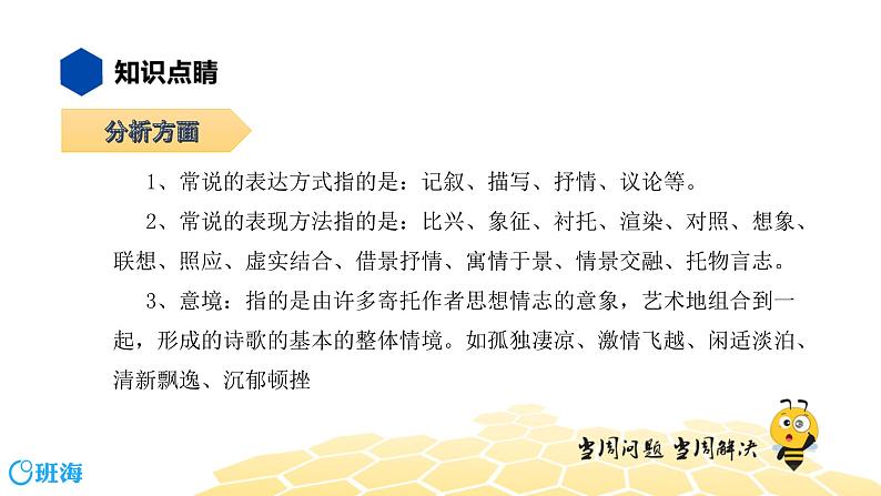 语文八年级 【知识精讲】6.诗歌鉴赏(2)古诗词曲鉴赏——词课件PPT07