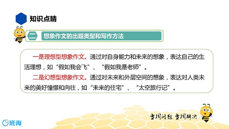 语文八年级 【知识精讲】9.写作(3)想象作文课件PPT05