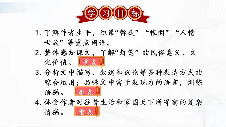 部编版语文八年级下册 4 灯笼 课件第4页