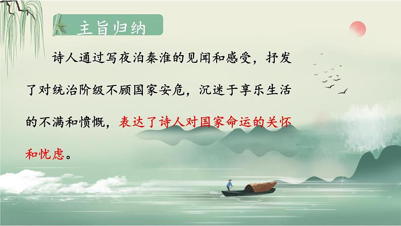 部编版语文七年级下册 课外古诗词诵读  课件08