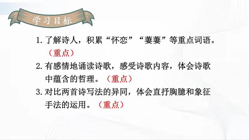 部编版语文七年级下册 20 外国诗二首 课件第3页