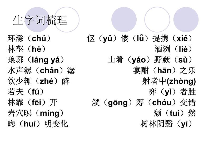 醉翁亭记（优质课件）第5页