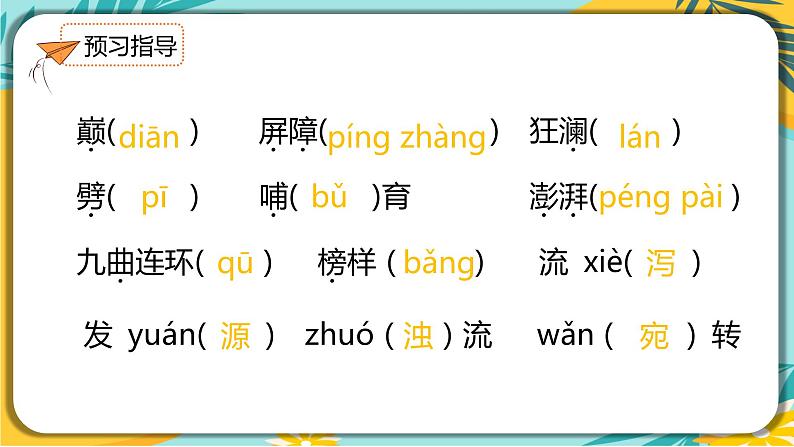 语文部编版七年级下册第二单元第5课《黄河颂》课件PPT07