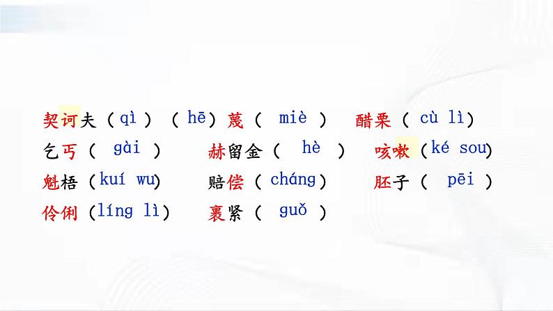 部编版语文九年级下册 6 变色龙 课件第7页