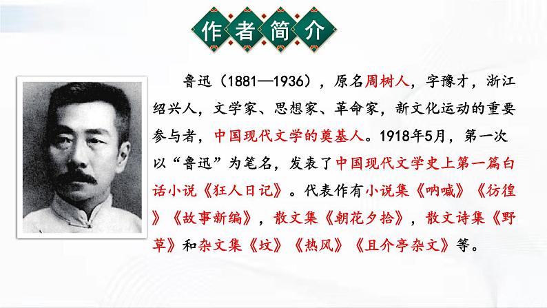 部编版语文九年级下册 5 孔乙己 课件第6页