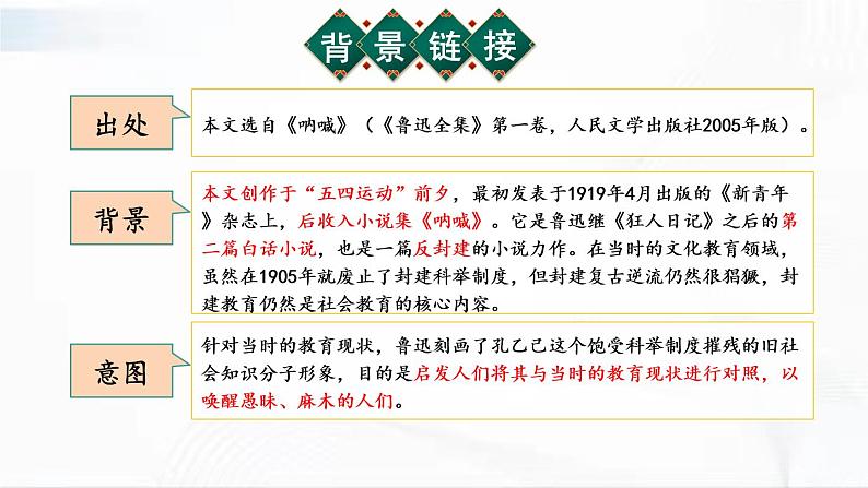 部编版语文九年级下册 5 孔乙己 课件第7页