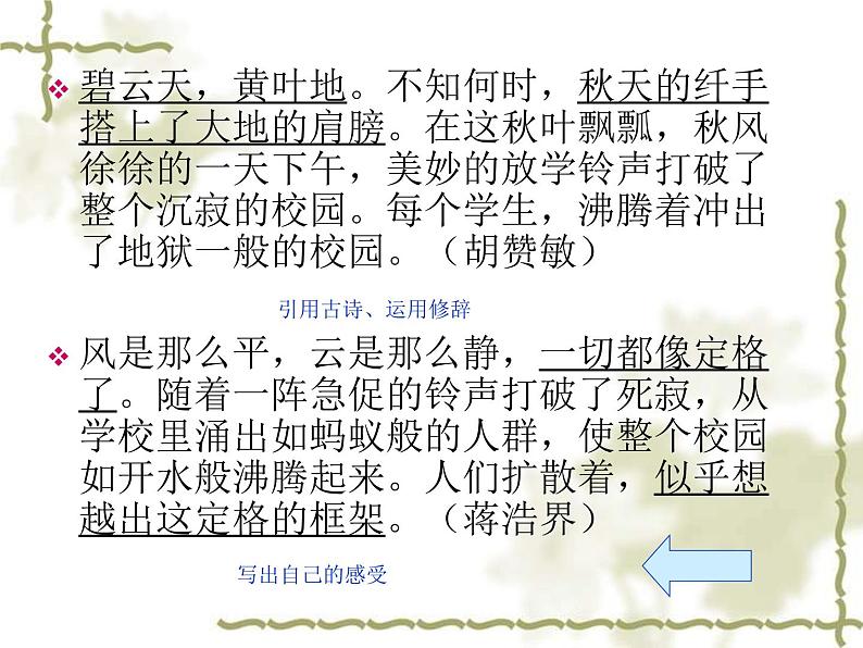 描写性语言训练课件PPT第4页