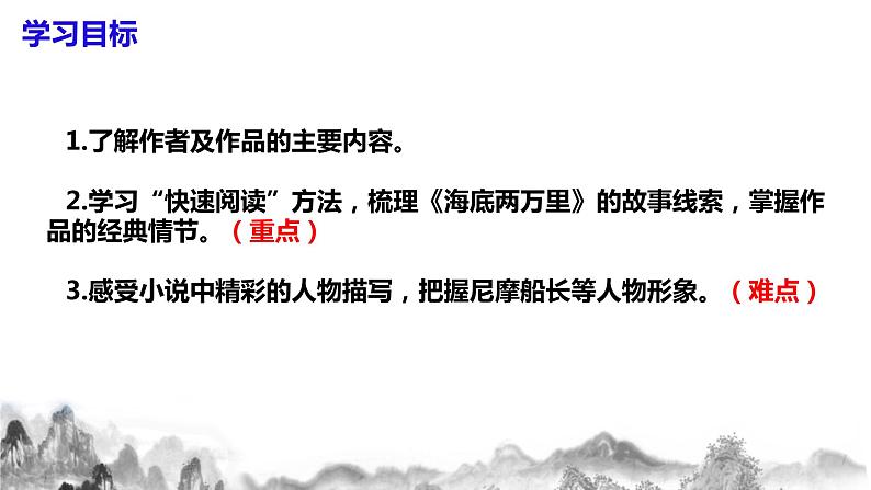 人教部编版语文七年级下册名著导读《海底两万里》PPT课件+教学设计+同步练习03