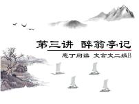 庖丁文言文2B 第三讲 醉翁亭记课件PPT