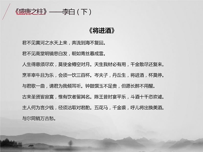 名著1B 第三讲 盛唐之柱李白（下）课件PPT02