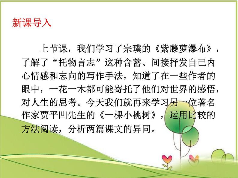 部编版语文七年级下册 19.一颗小桃树 课件第2页