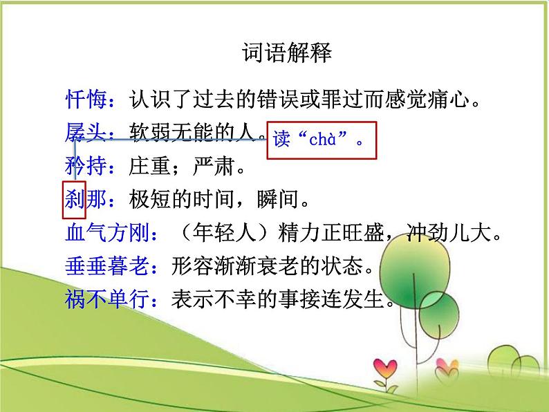 部编版语文七年级下册 19.一颗小桃树 课件第6页