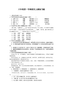 江西省赣州市南康区2021-2022学年八年级上学期期末模拟语文试题（word版 含答案）