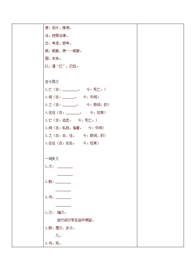 部编版初中语文九下《陈涉世家》第二课时课件+教案+习题03