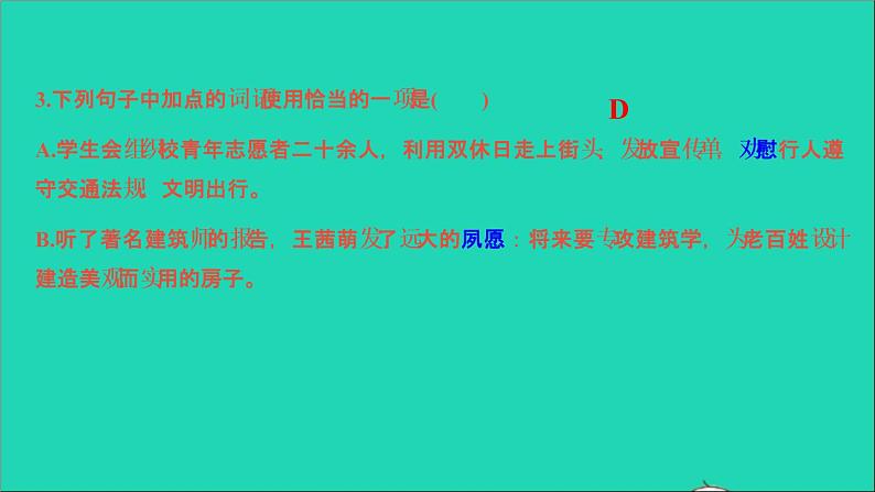 2021中考语文专题二词语标点课件第6页