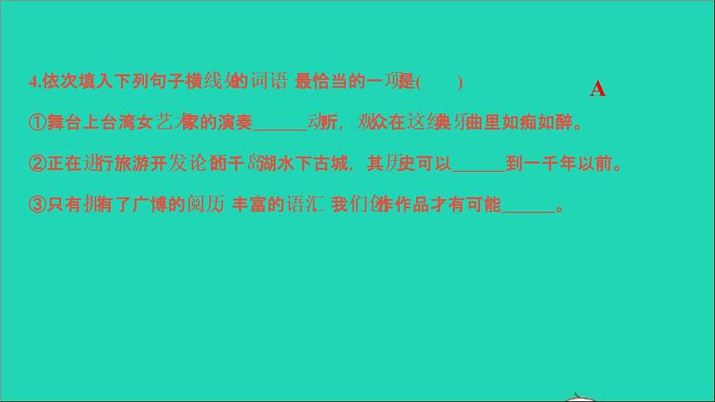 2021中考语文专题二词语标点课件第8页