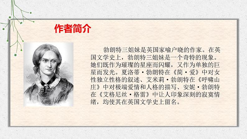 第六单元名著导读《简爱》课件（共18张ppt）2021-2022学年部编版语文九年级下册03