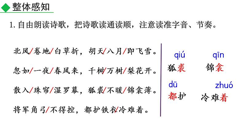 《白雪歌送武判官归京》（部编版九年级下册语文课件)06